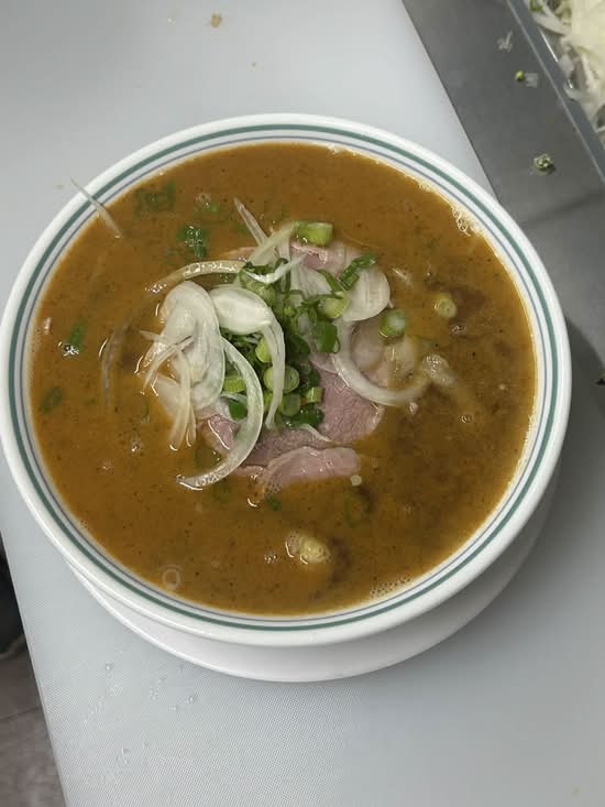 B8. Spicy Satay Peanut Noodle Soup