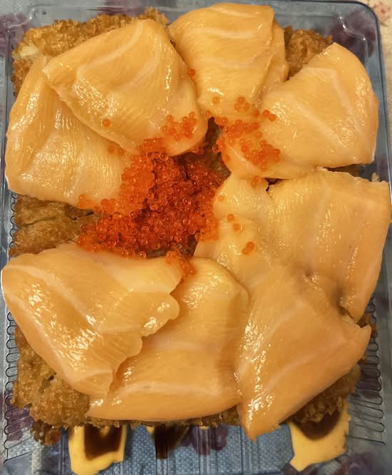 Salmon Sushi Pizza