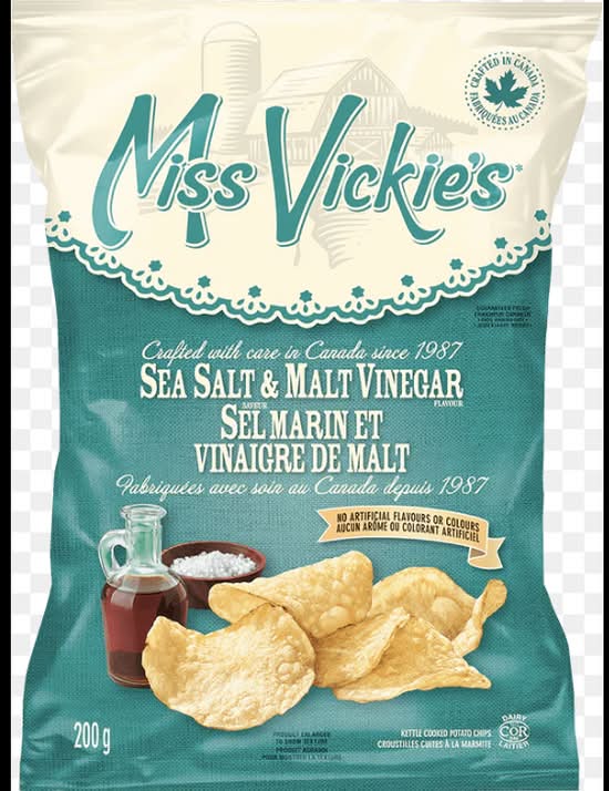 Miss Vickie's Sea Salt and Malt Vinegar (200 g)