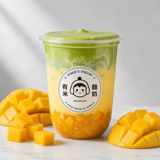 🥭Mango Matcha Latte