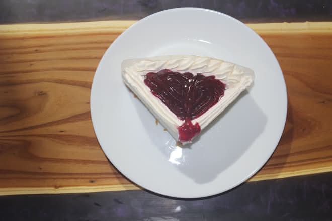 Raspberry New York-Style Cheesecake