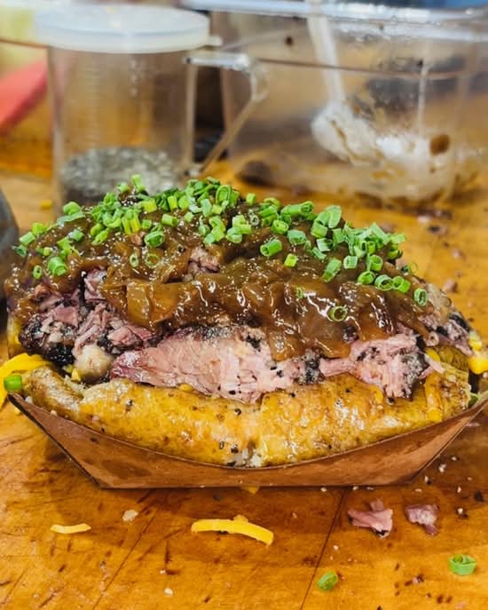 Loaded Potato With Brisket