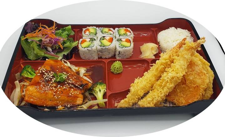 Salmon Teriyaki Bento