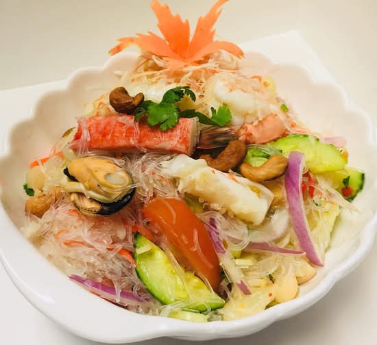 Thai Glass Noodle Salad (Yum Woon Sen)