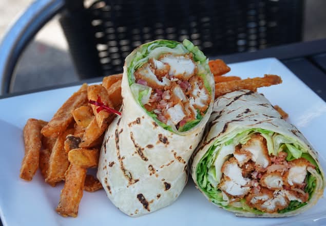 Buffalo Chicken Caesar Wrap