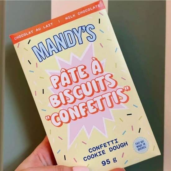 Pâte à biscuits ''Confettis'' / Funfetti Cookie Dough