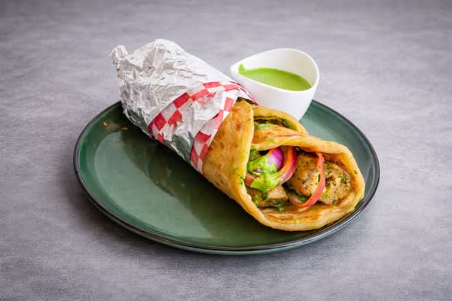 Chicken Seekh Kebab Wrap