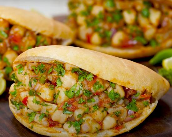 Chole Kulche (Stuffed) Street Style