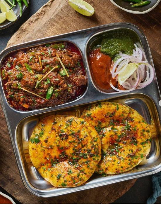 Nutri Soya Kulcha Thali (2pc)
