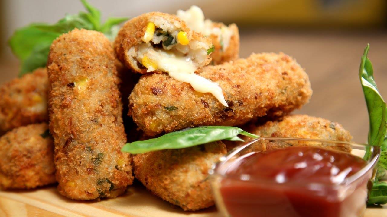 Cheese corn rolls 6 pcs