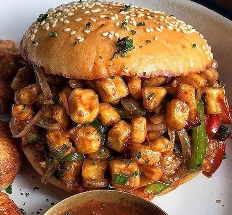 Cheese Chilli Burger