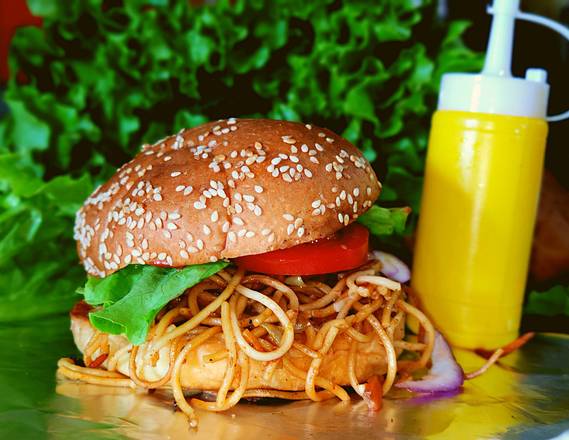 Veg. Noodles Burger