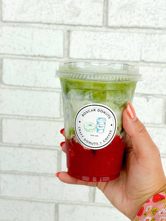 Strawberry Matcha Tea Latte