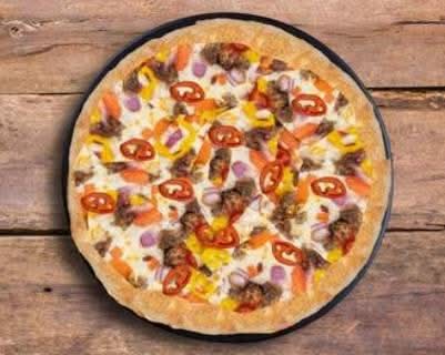 Spicy Kabob Pizza