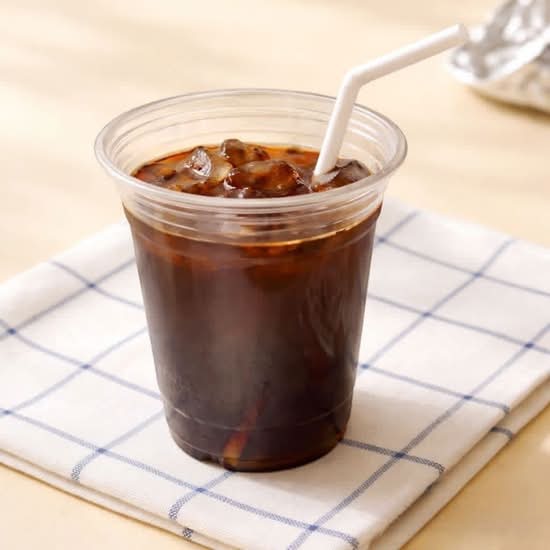 Iced Coffee with Donut