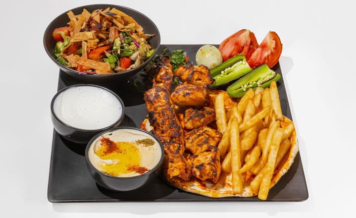 Assiette Poulet BBQ