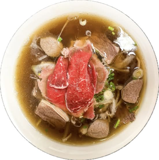 13. Rare Beef, Flank & Beef Ball Phở (Phở Tái Nạm Bò Viên)