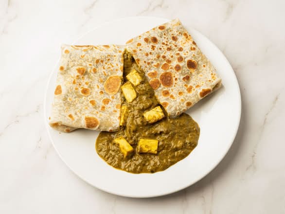 Saag Paneer Roti