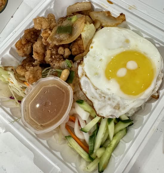 Szechuan Crispy fish Rice