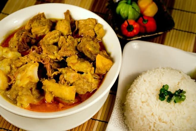 37 Malaysian Beef Brisket Curry with Rice