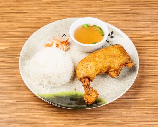 46R Deep-Fried Chicken Leg with Rice