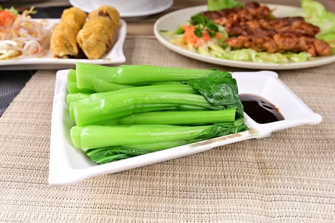 162 Vegetables with Oyster Sauce
