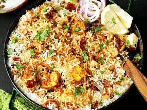 Kaaju Paneer Biryani (Cashew)