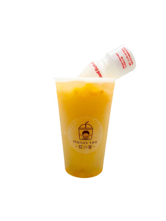 Peachy Peach Tea/ with Yakult