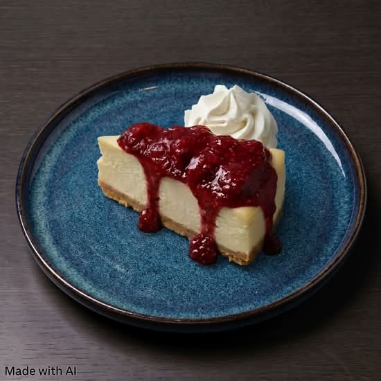 Raspberry Greek Yogurt Cheesecake