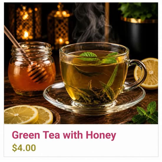 Green Tea with Honey