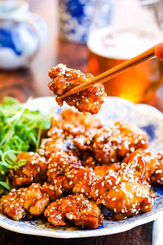 Crispy Sesame Chicken Dry
