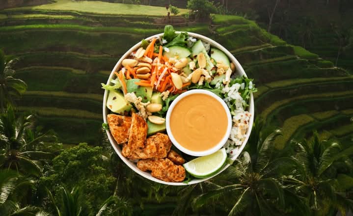 The Spicy Satay Chicken Bowl