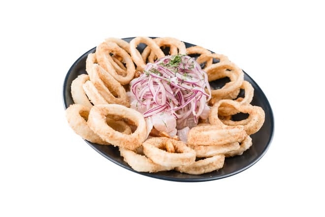 Combinado Fried Calamari & Tilapia Ceviche