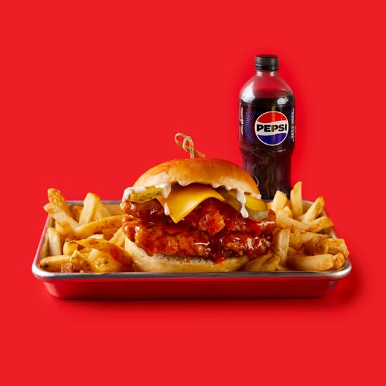 Hot Honey Tender Sandwich Combo