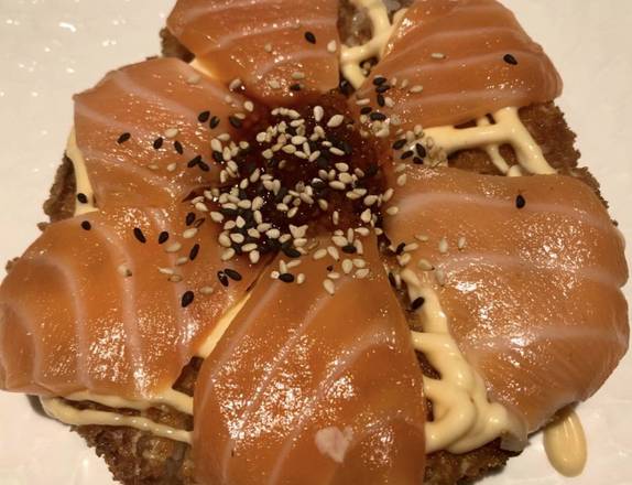 Salmon Sushi Pizza