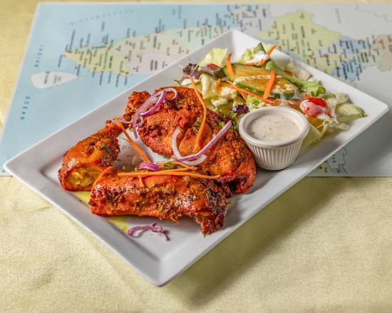 2. Demi-poulet Tandoori / 2. Half Tandoori Chicken