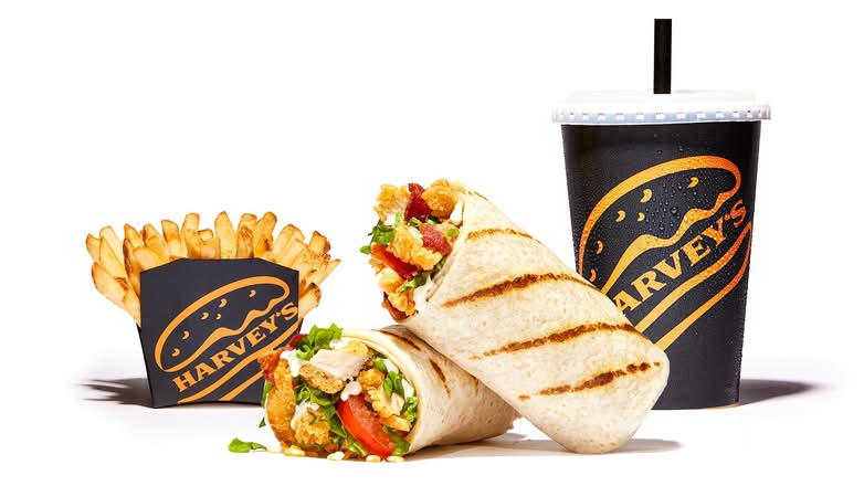 Crispy Chicken Wrap Combo 970-1370 cals