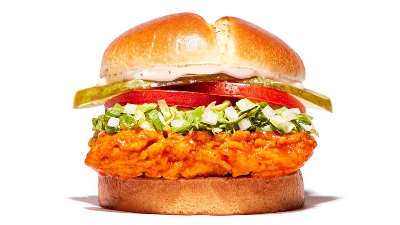 Crispy Buffalo Chicken Sandwich 630 cals