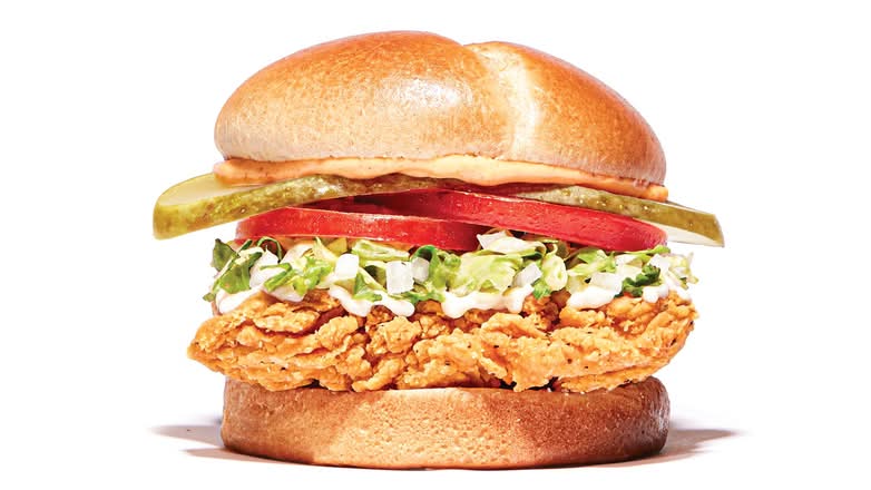 Crispy Chicken Sandwich 530 cals