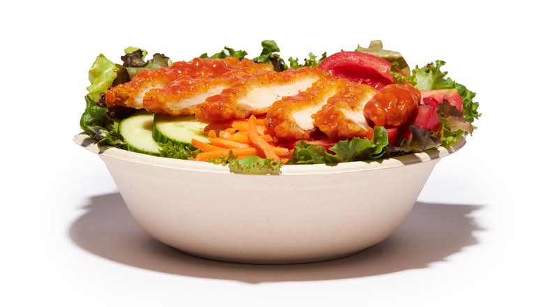 Crispy Buffalo Chicken Salad 530 cals