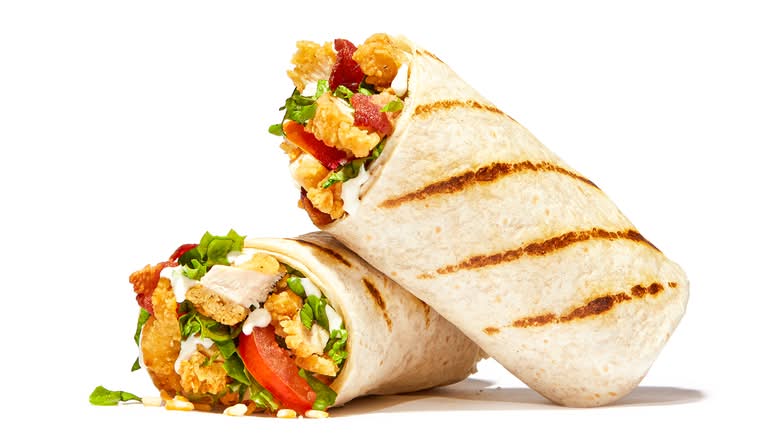 Crispy Chicken Wrap 670 cals