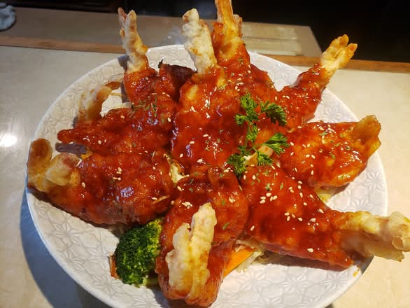 Sweet Chilli Shrimp Bowl