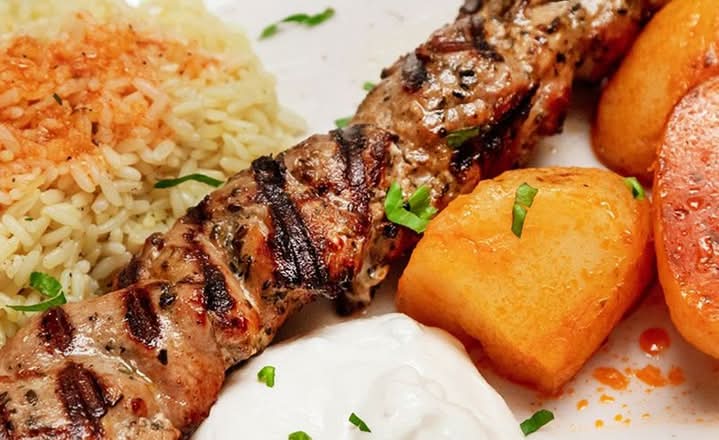 Classic Lamb Souvlaki