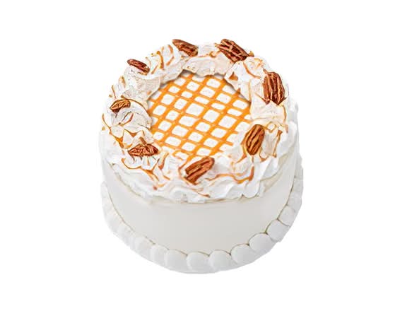 Caramel Pecan Cake (6" Round, 3" Height)