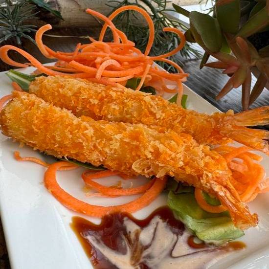 E7.Crevettes Tempura (2 mcx) / Shrimp Tempura (2 pcs)