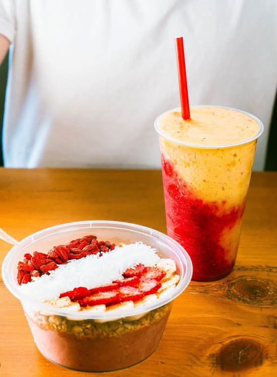 Peach Goji Sunrise Smoothie