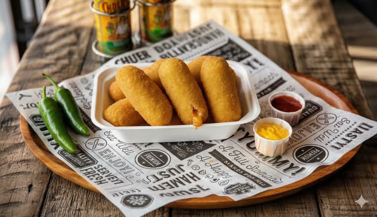 Jalapeño Poppers (5 Pcs)