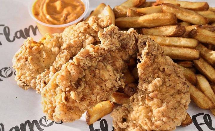 FLAMOS CHICKEN STRIPS MEAL