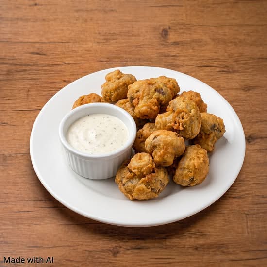 Deep-Fried Mushrooms