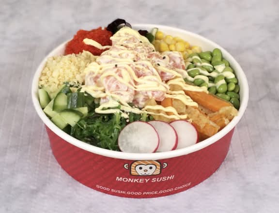 CREAMY SALMON POKE